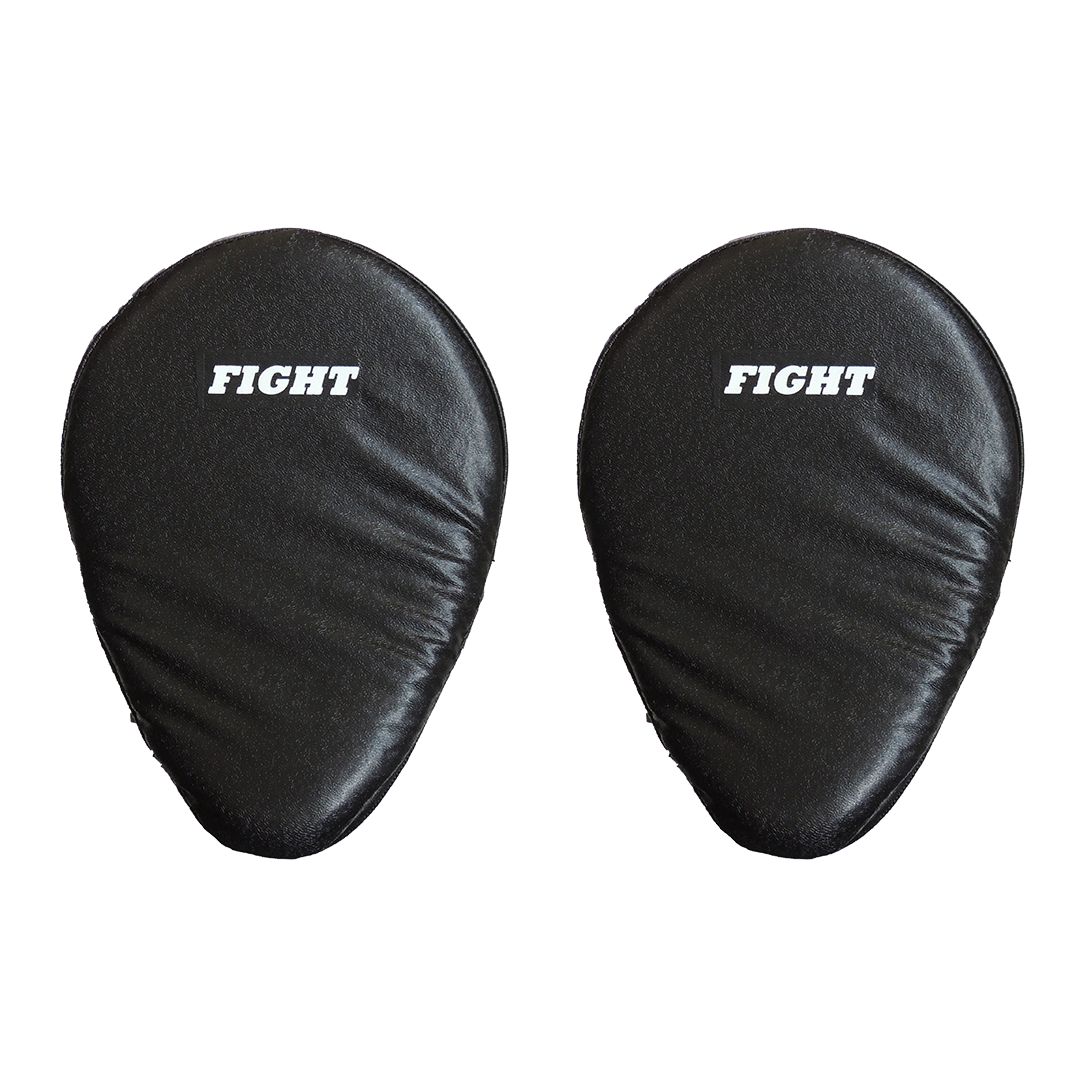 Par Aparador de Soco, Luva de Foco, Manopla preta FIGHT