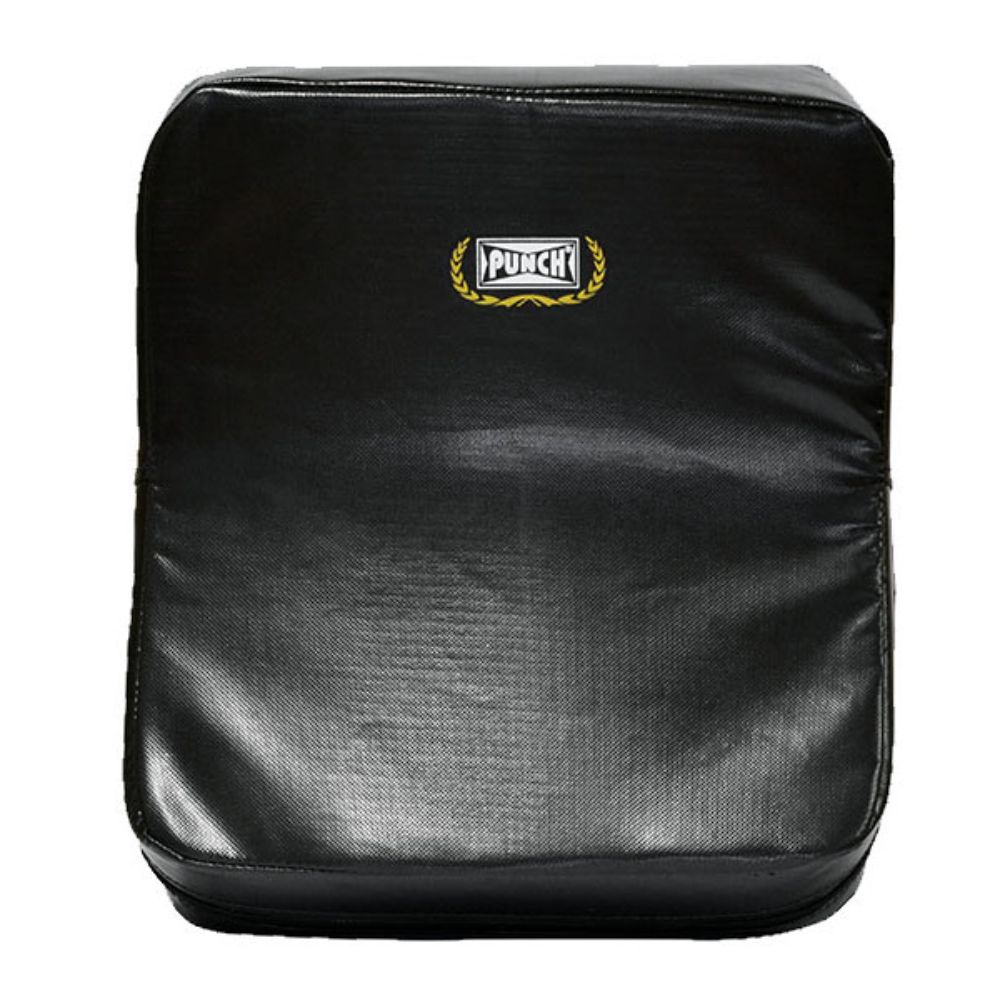 Aparador de Chute Punch Curvo Grande em Lona Marítima - Preto